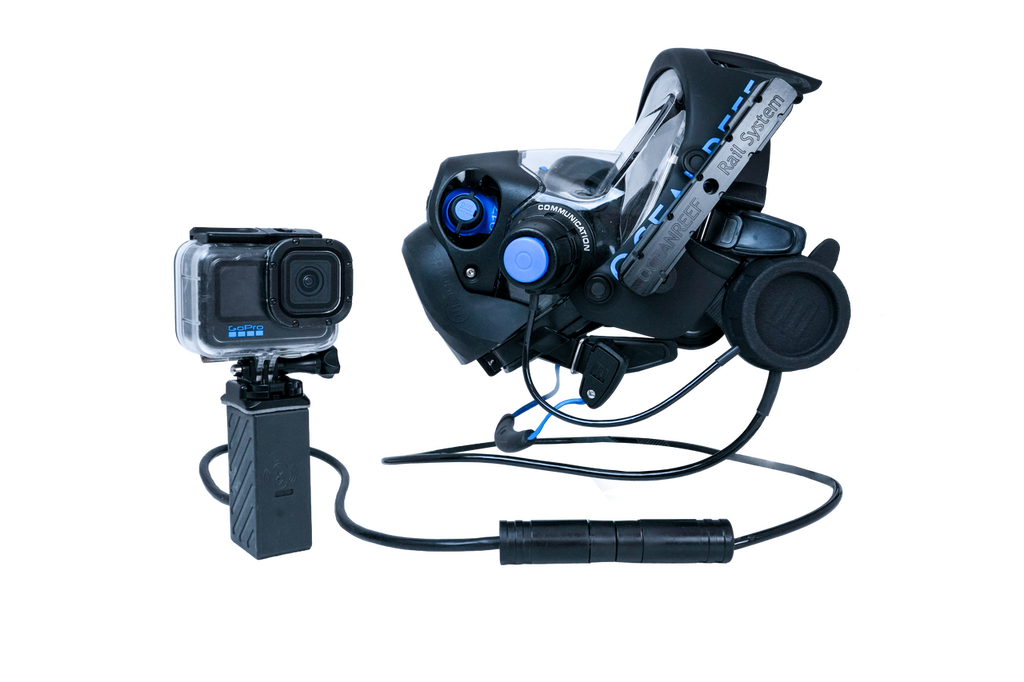 Mască integrală Neptune III cu unitate de comunicare Alpha Pro UW 2.0 și kit de creare conținut WMT